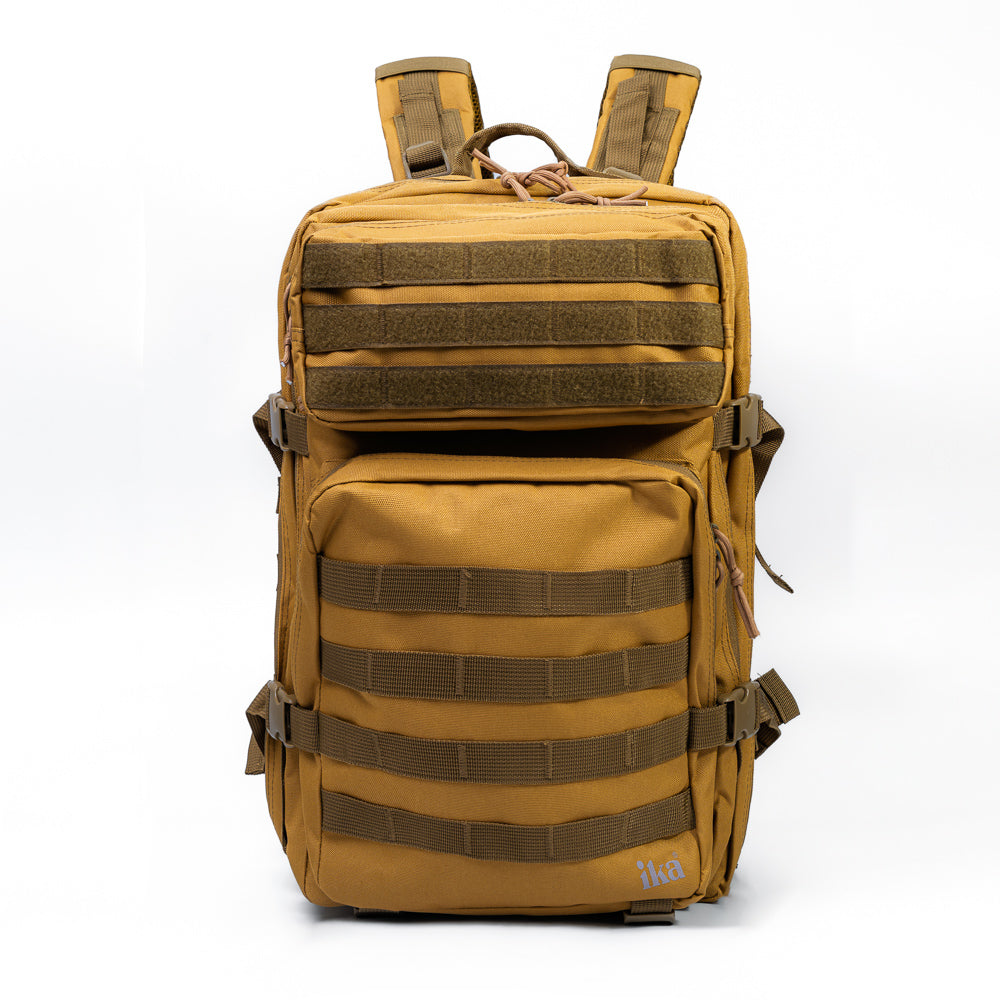 Mochila Grande Reforçada esportiva Trilha, Viagem 50L Varias divisórias Trek Khaki