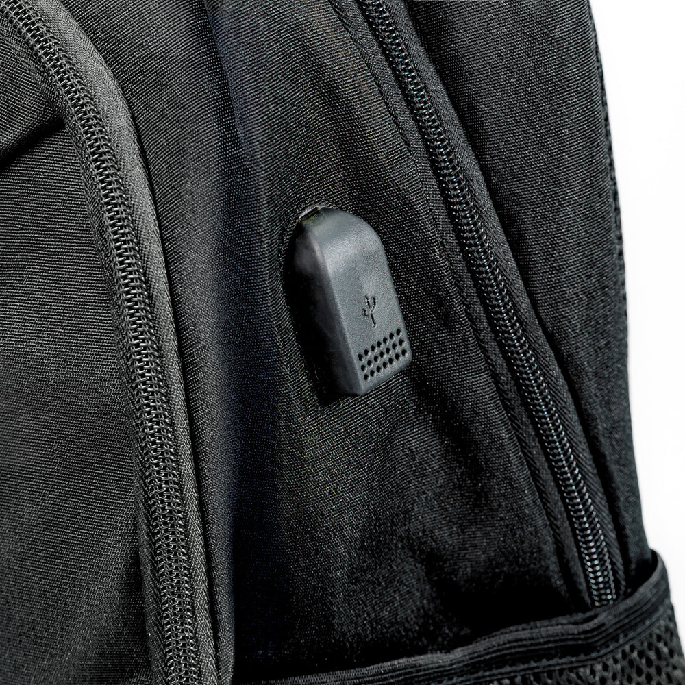 Mochila exceutiva Escolar Porta notebook 15″ Com entrada USB Atos Preta