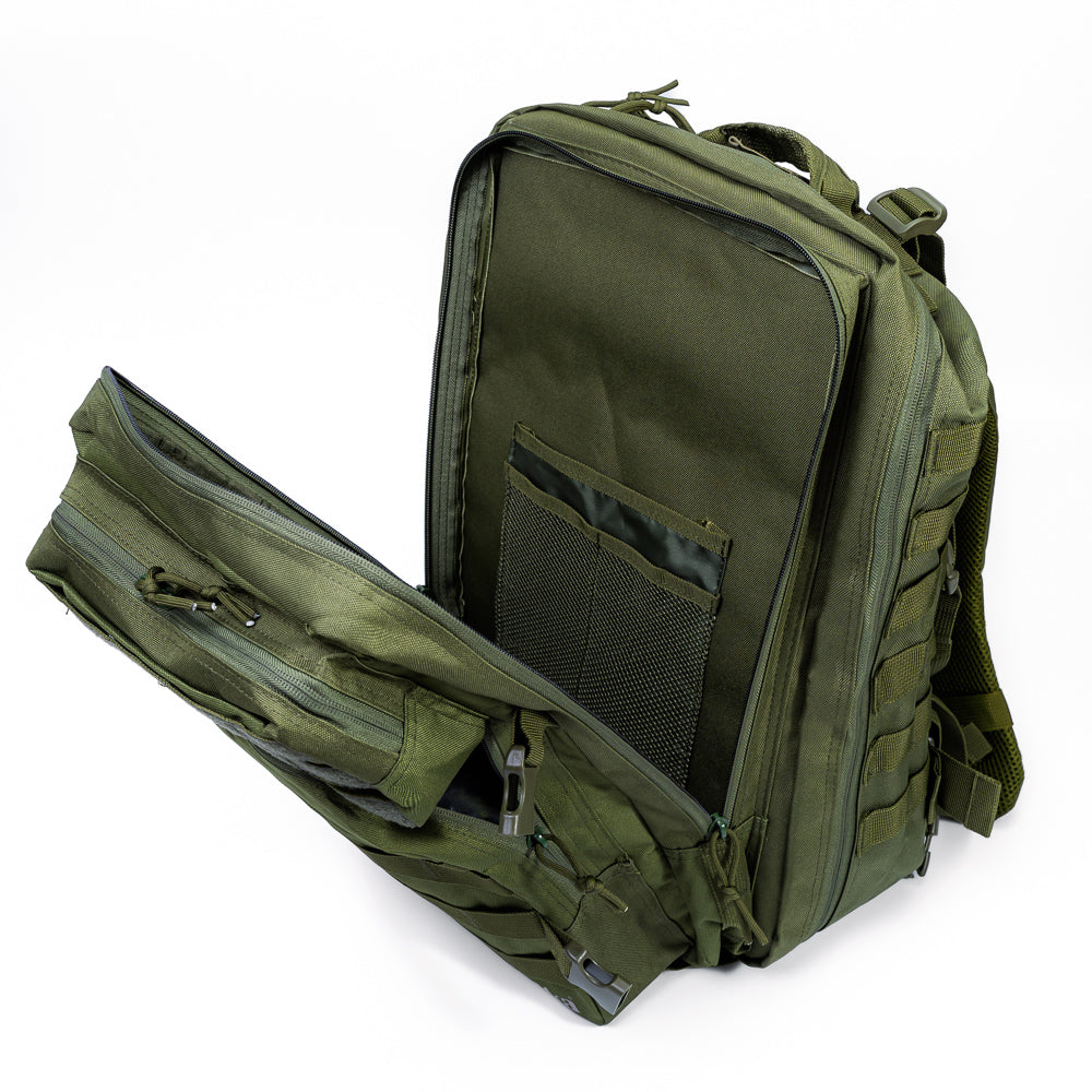 Mochila Grande Reforçada esportiva Trilha, Viagem 50L Varias divisórias Trek Verde