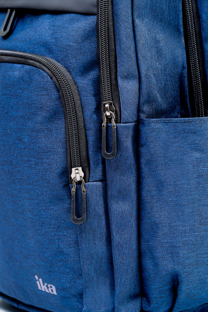 Mochila exceutiva Escolar Porta notebook 15″ Com entrada USB Azul