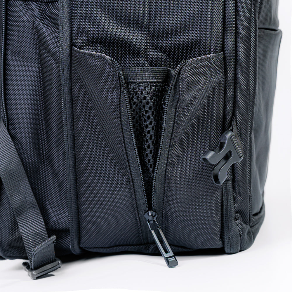 Mochila Grande Pasta 2 em 1 Expansiva Com Entrada USB UrbanX Preta