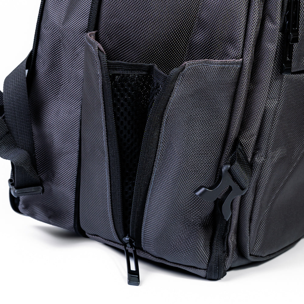 Mochila Grande Pasta 2 em 1 Expansiva Com Entrada USB UrbanX Cinza