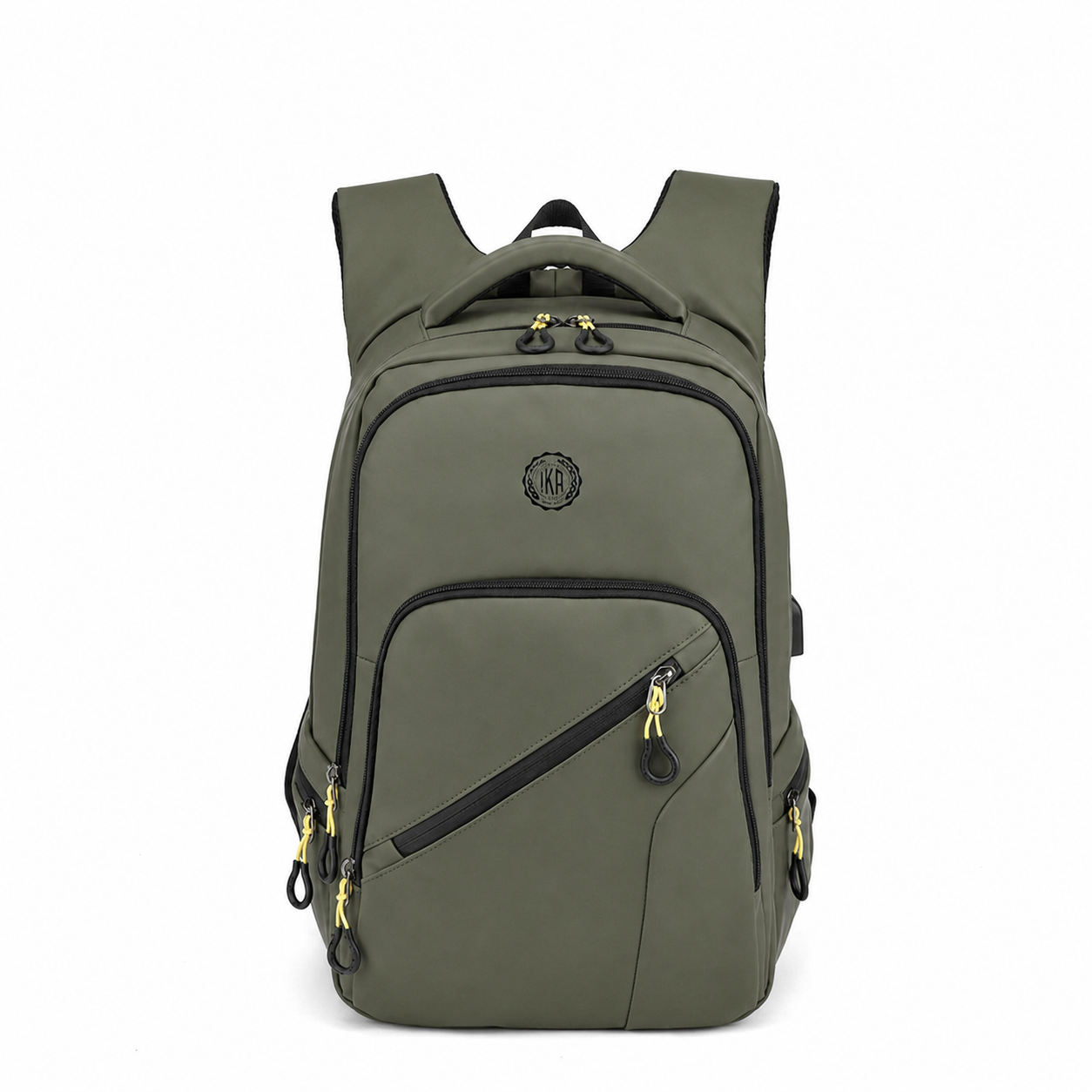 Mochila de goma verde