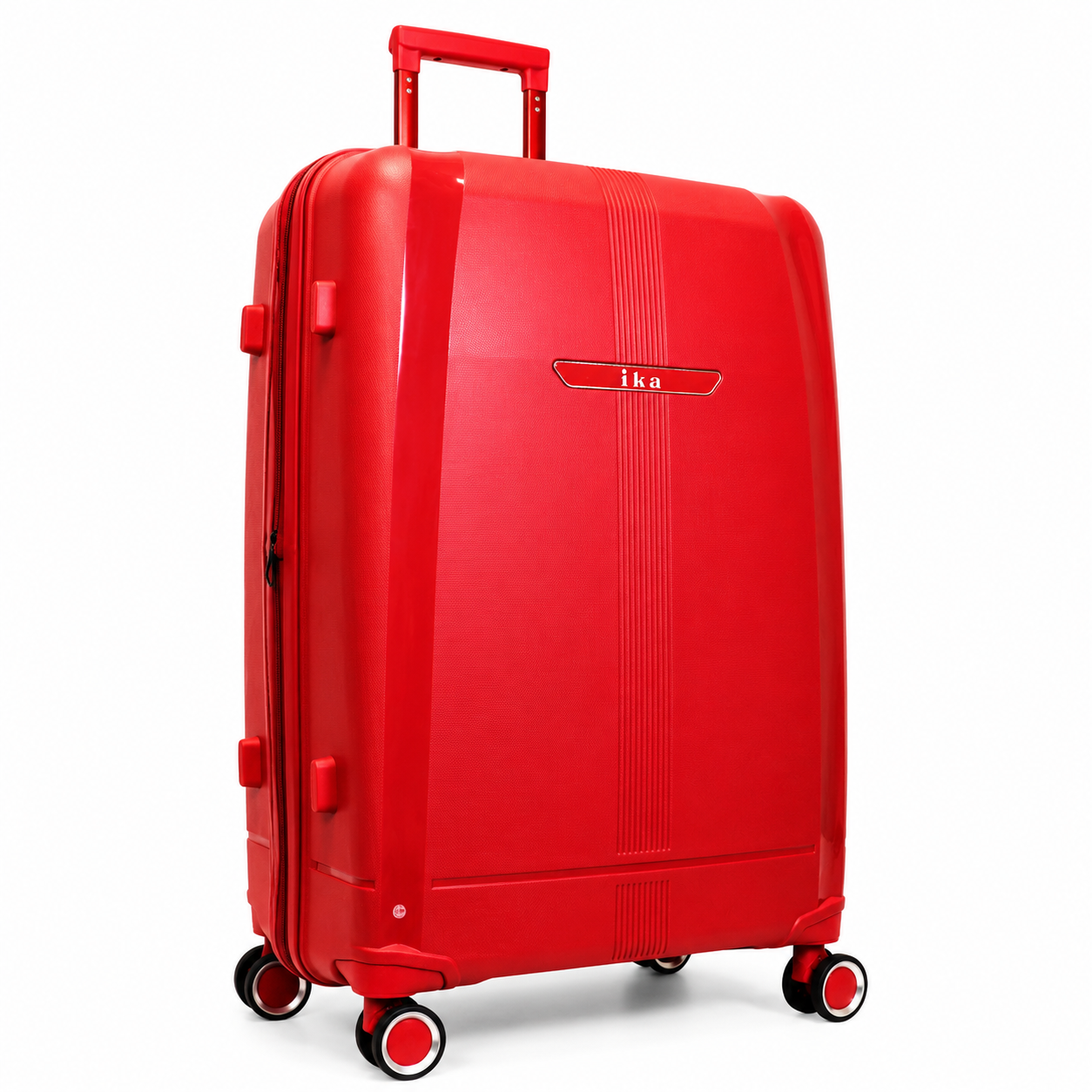 Mala de Viagem Média 23 Kg Polipropileno Com Expansor Arya Vermelha