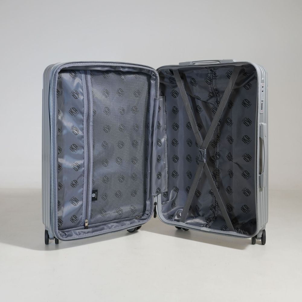 Kit Malas De Viagem Unika Prata