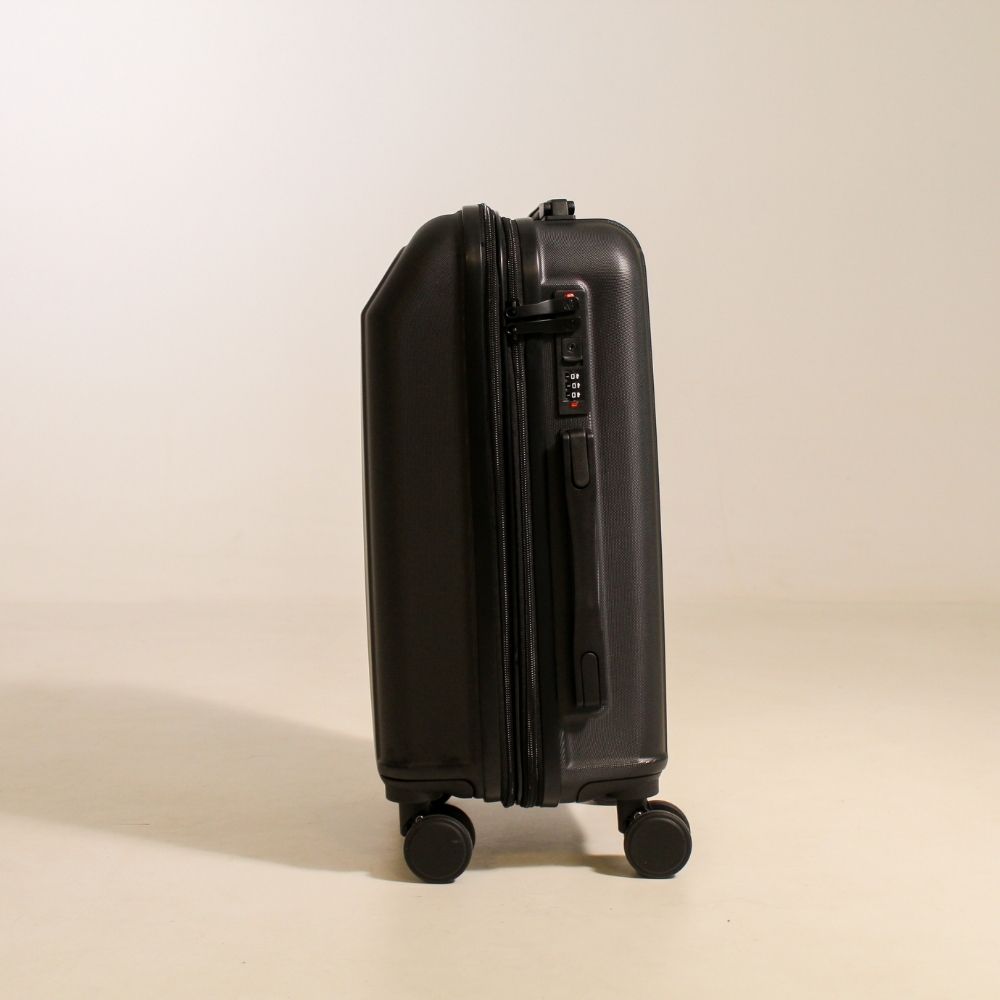 Mala De Viagem Pequena De Bordo 10 Kg ABS Bordo Continental Preta