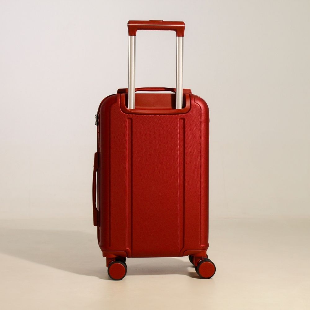 Red Continental Carry-On Suitcase