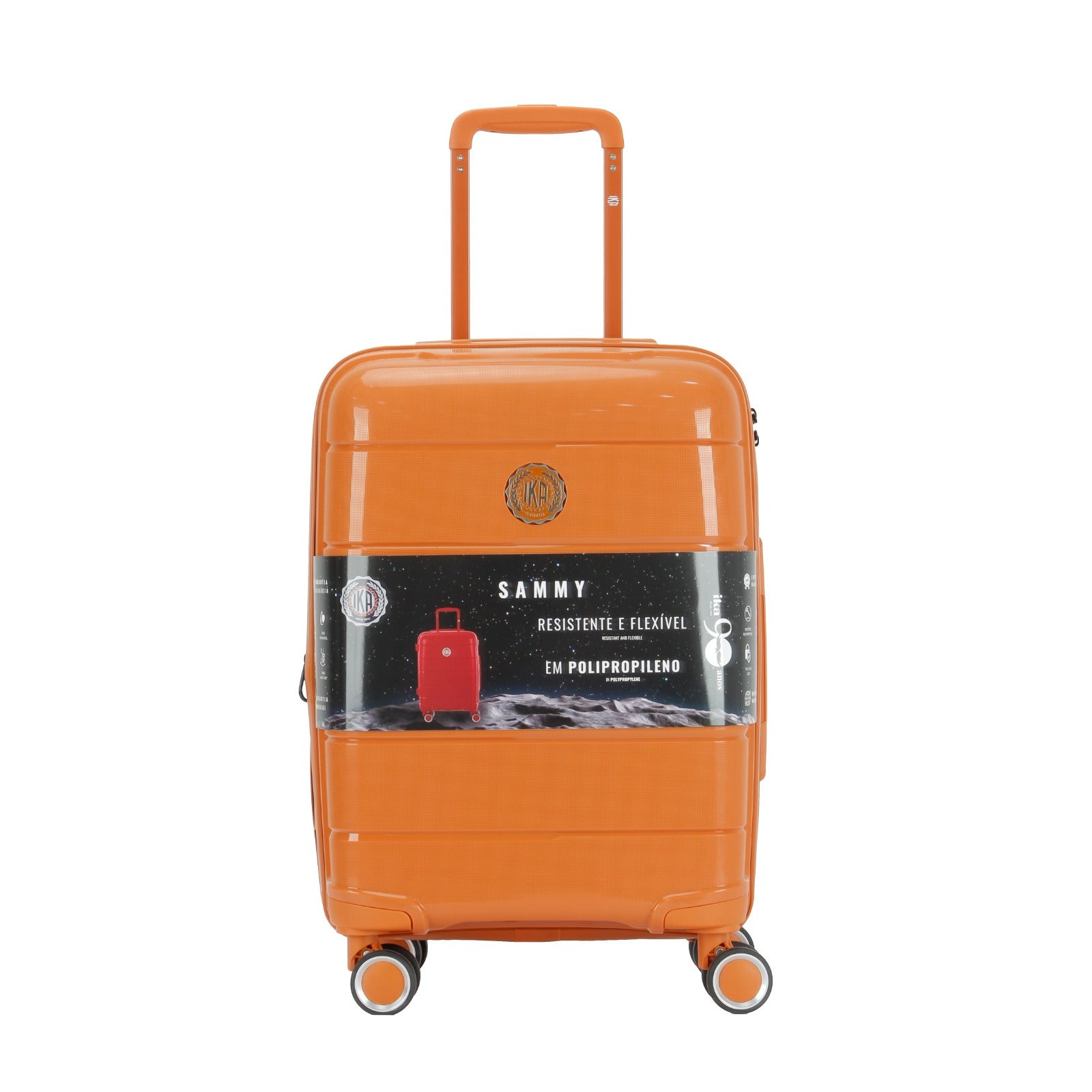 Medium Orange Sammy Suitcase