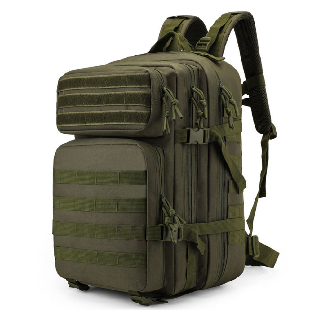 ミリタリーリュック　KLU1993 グリーン　paratwerk Mochila Grande Reforçada esportiva Trilha, Viagem 50L Varias divisória