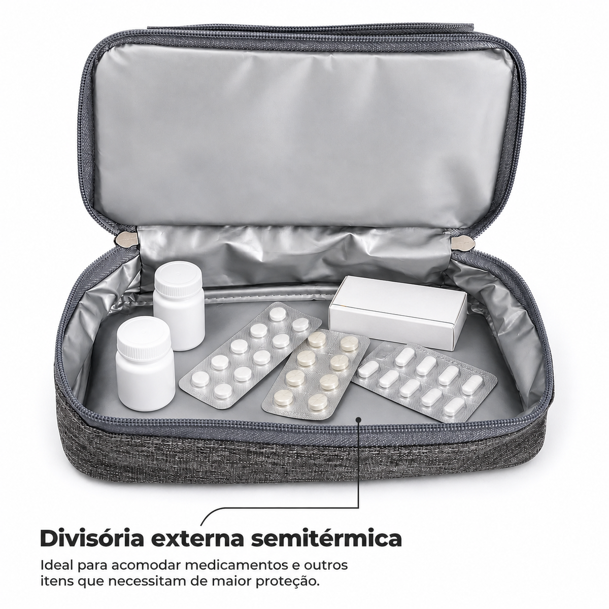 Necessaire organizadora com gancho