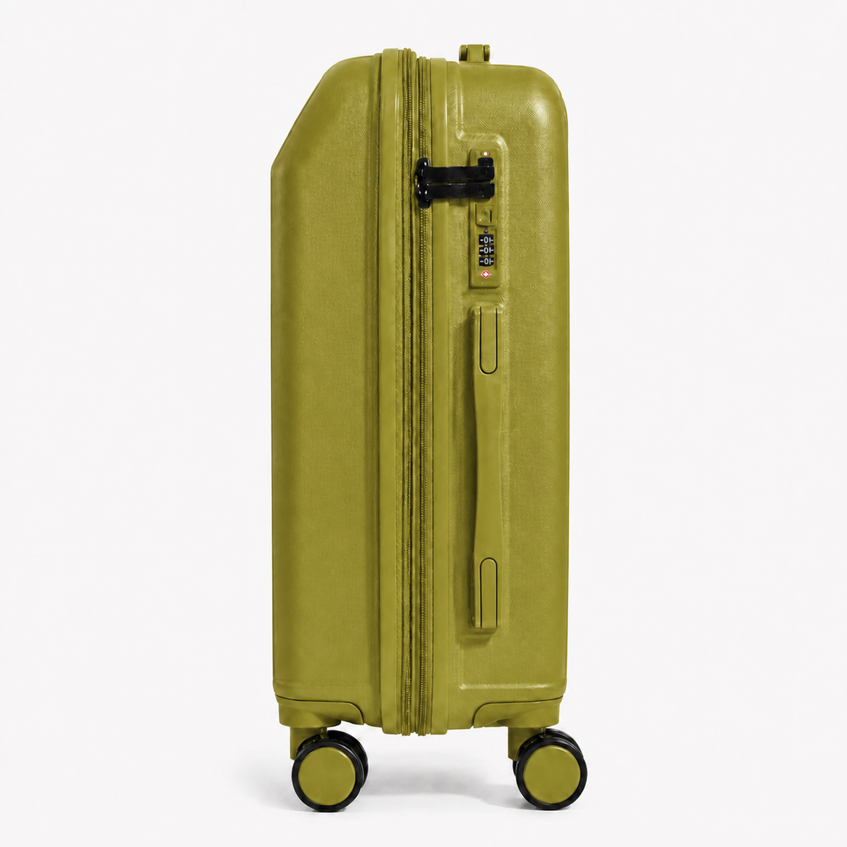 Mala De Viagem Média 23 Kg Abs Com Expansor Continental Verde