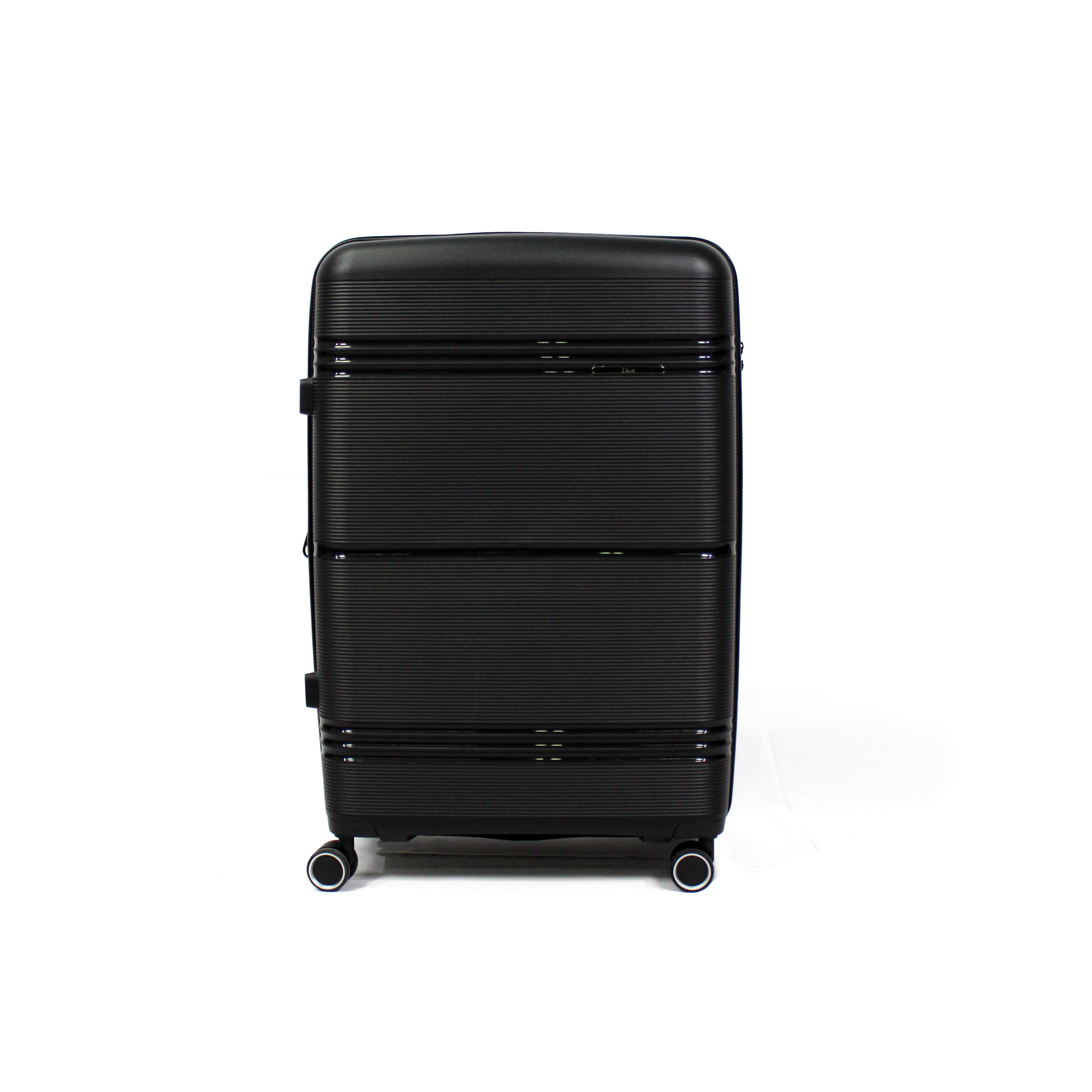 Mala De Viagem Grande 32 Kg Polipropileno Com Expansor Slim Preta
