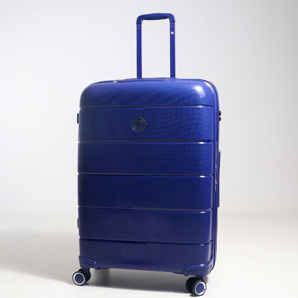 Mala de Viagem Grande 32 Kg Polipropileno Com expansor Sammy Azul