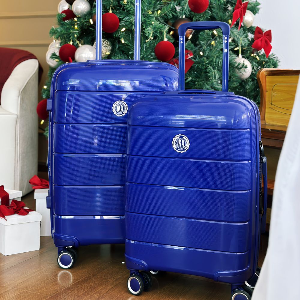 Kit Malas De Viagem Grande e média azul sammy