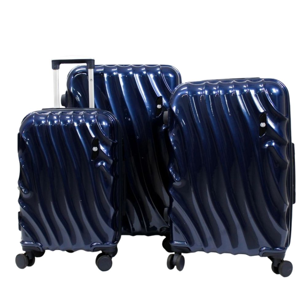 Kit Malas De Viagem Avalon Azul