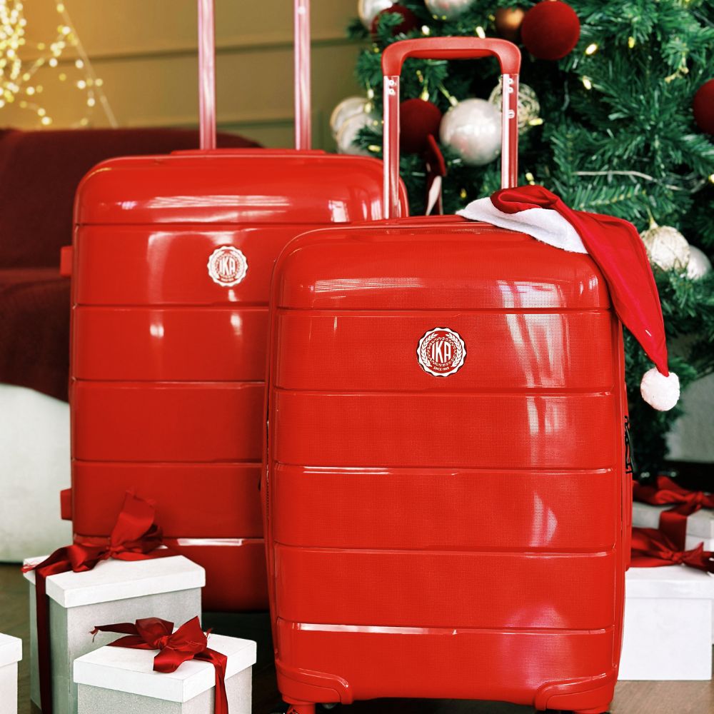 Kit malas de viagem Grande e Media vermelha sammy