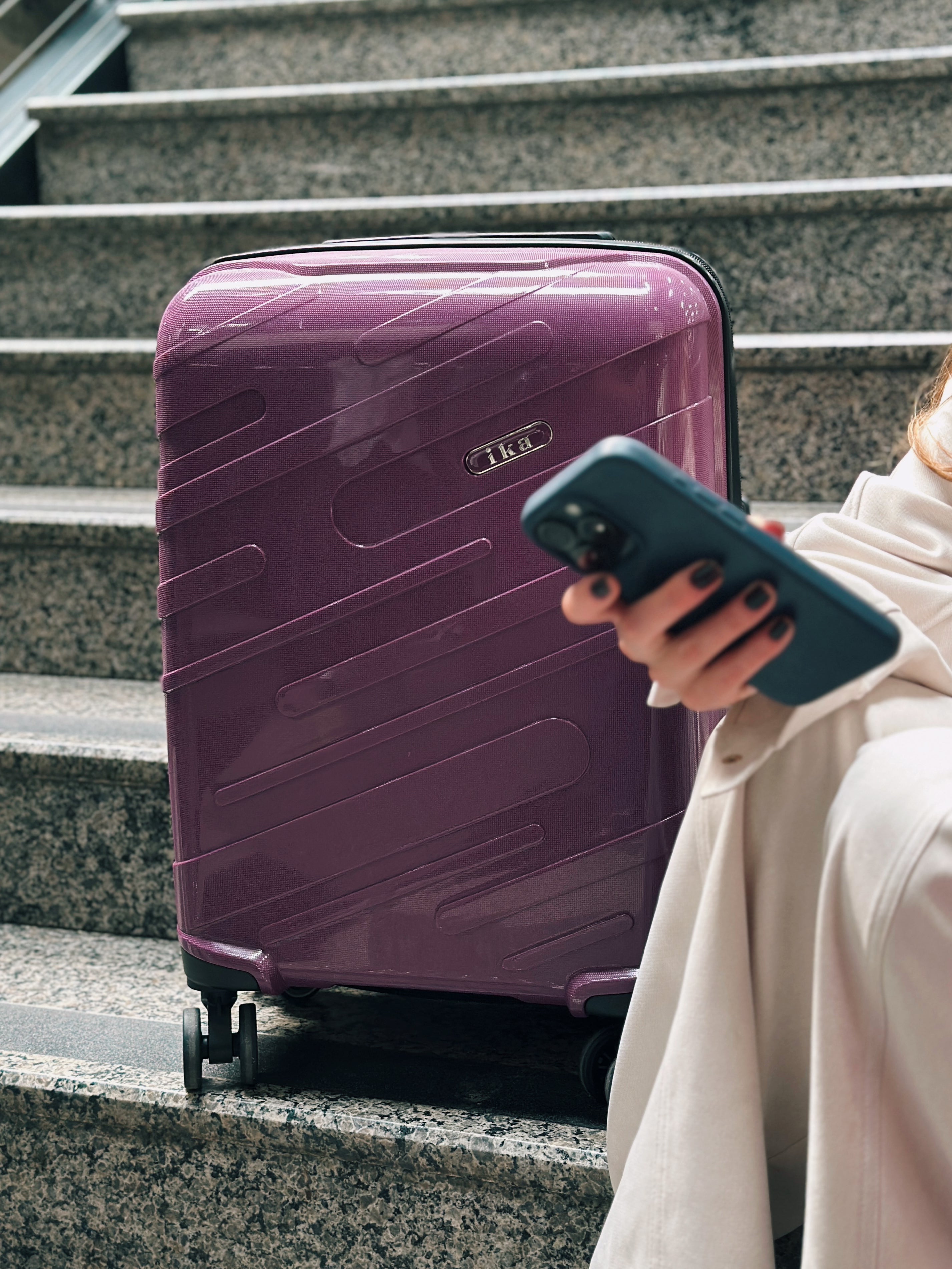 Mala De Bordo Wing Roxa