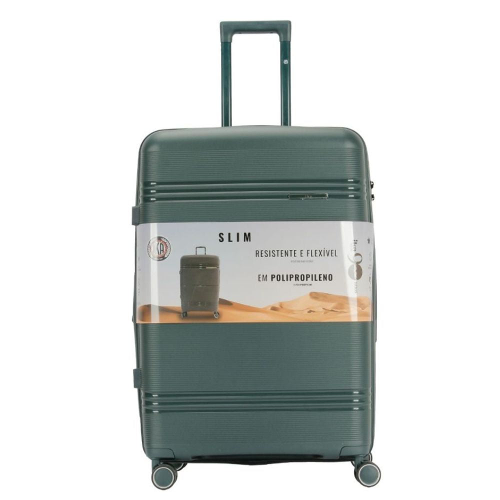 Mala De Viagem Grande Slim Verde