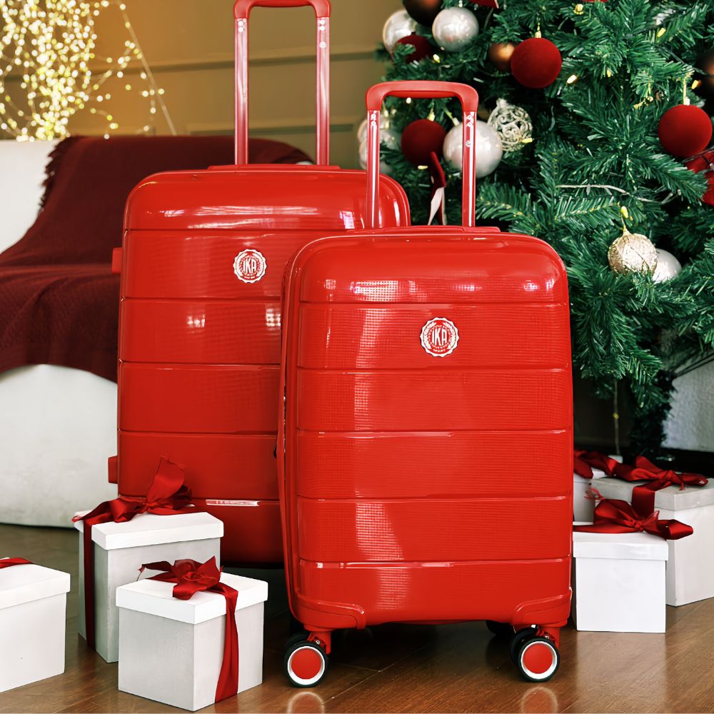 Kit malas de viagem Grande e Media vermelha sammy