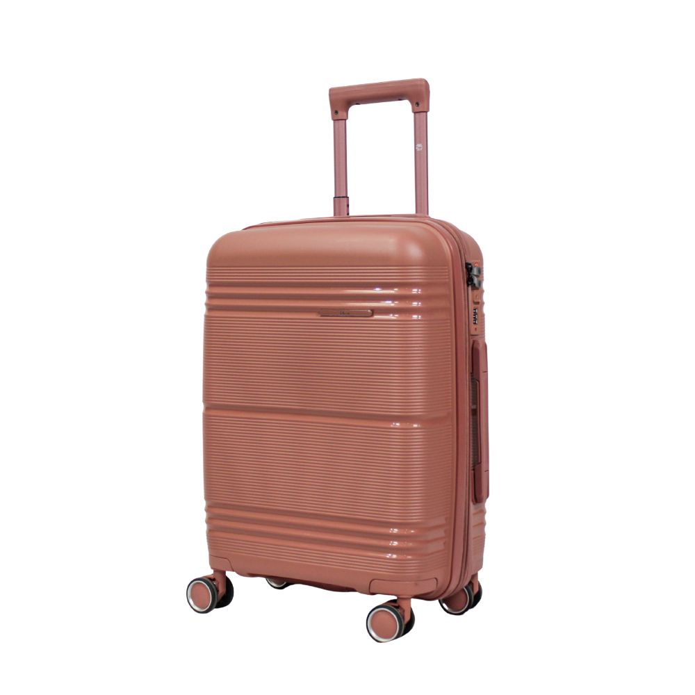 Mala De Viagem Média 23 Kg Polipropileno Com Expansor Slim Rose