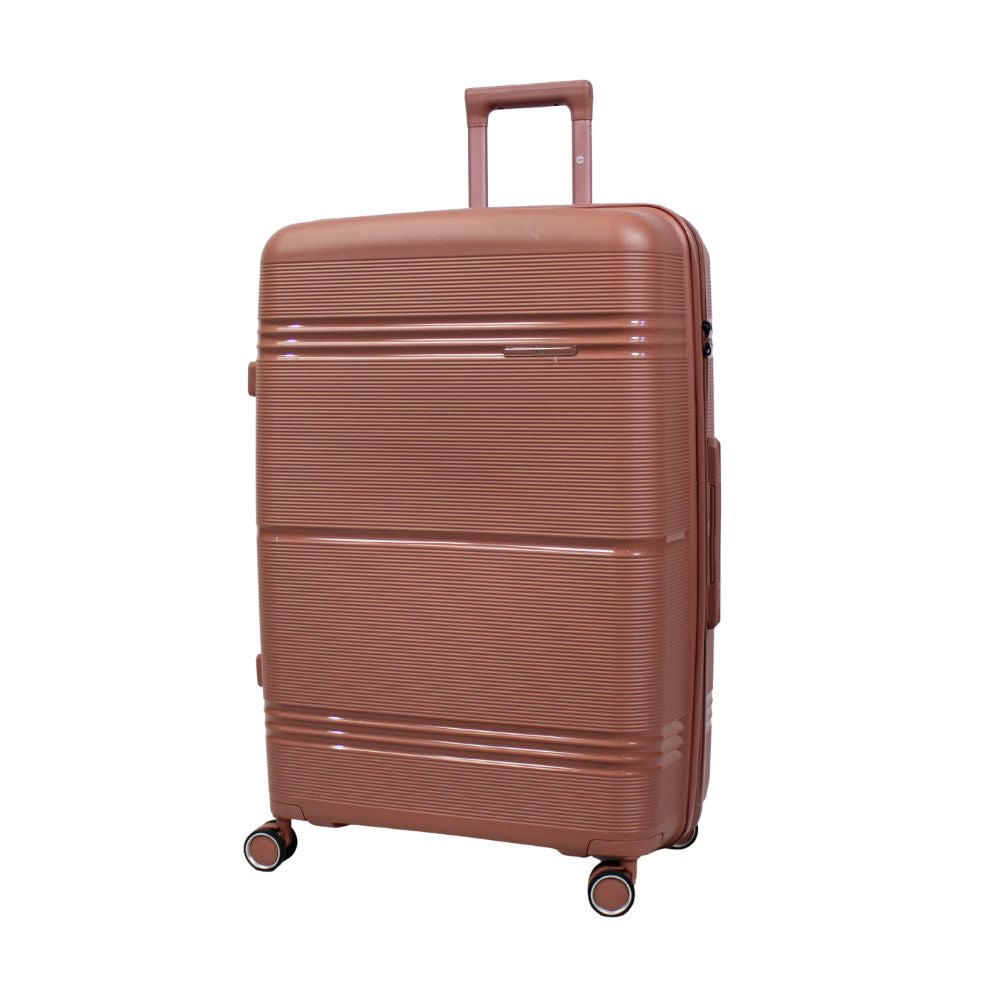 Mala De Viagem Grande 32 Kg Polipropileno Com Expansor Slim Rose