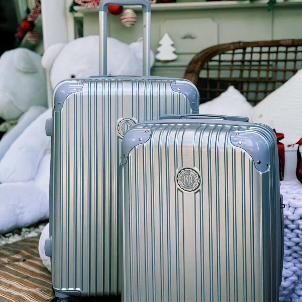 Kit malas de Viagem Bordo e Média unika cinza