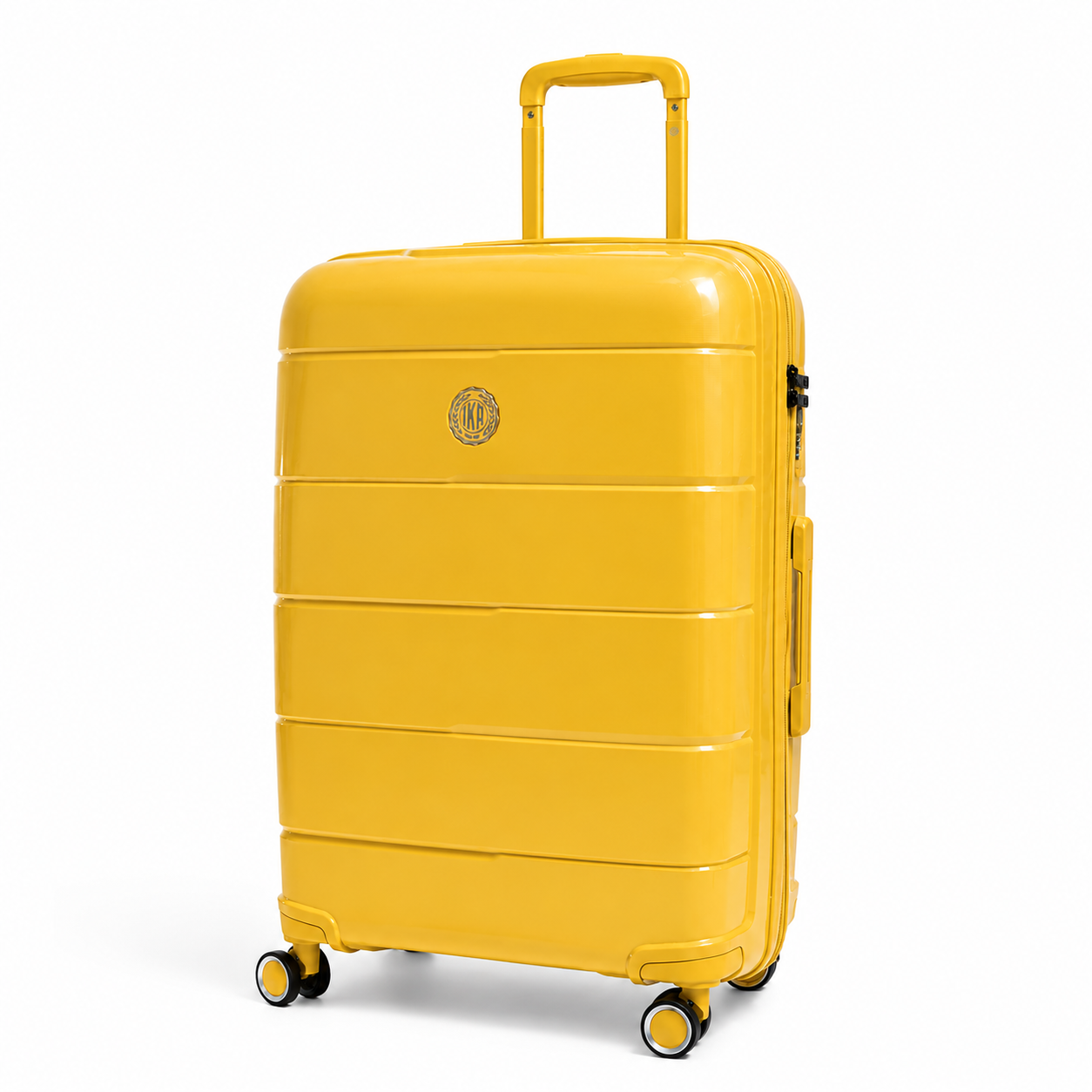 Mala de Viagem Grande 32 Kg Polipropileno Com expansor Sammy Amarela