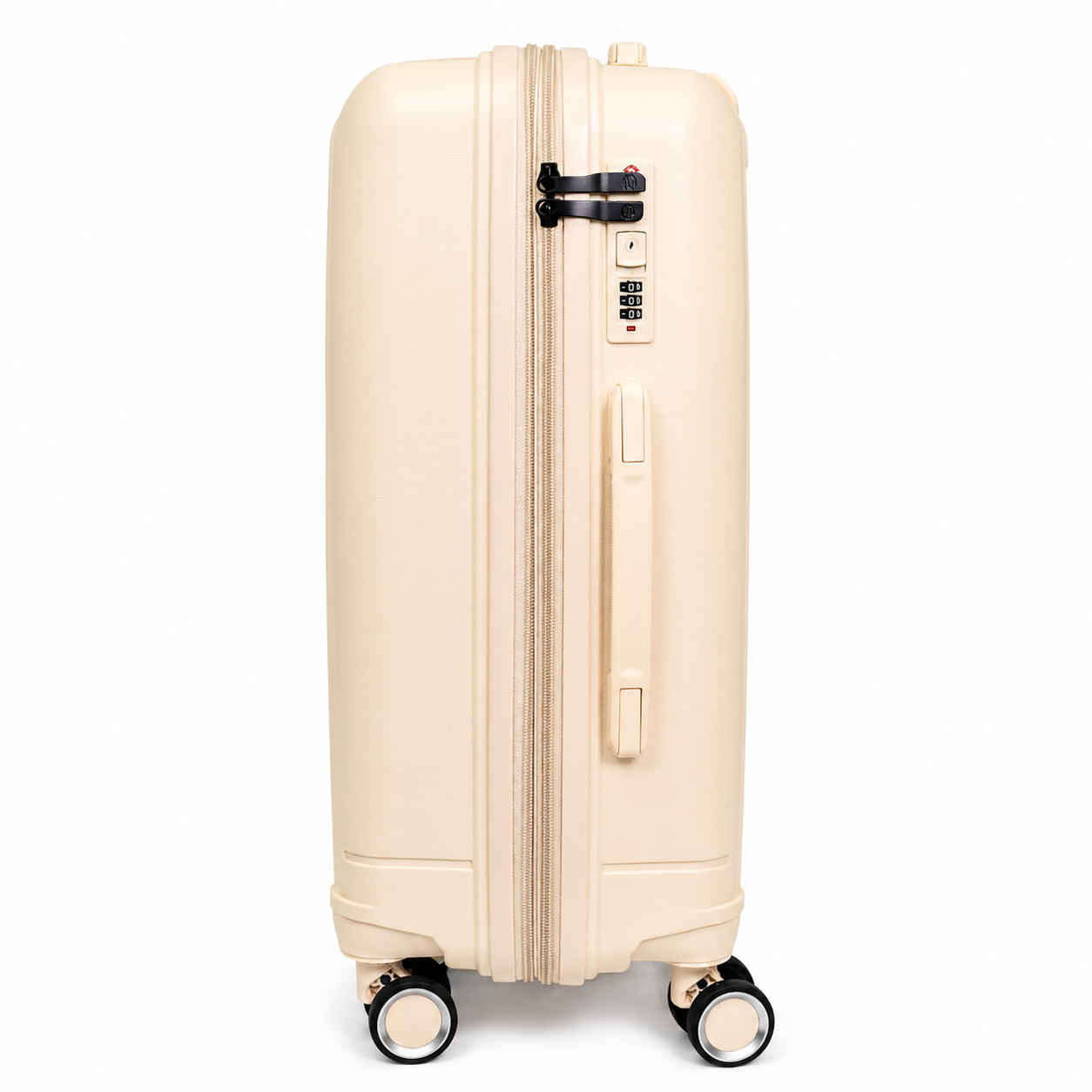 Mala de Viagem Média 23 Kg Polipropileno Com Expansor Arya Marfim