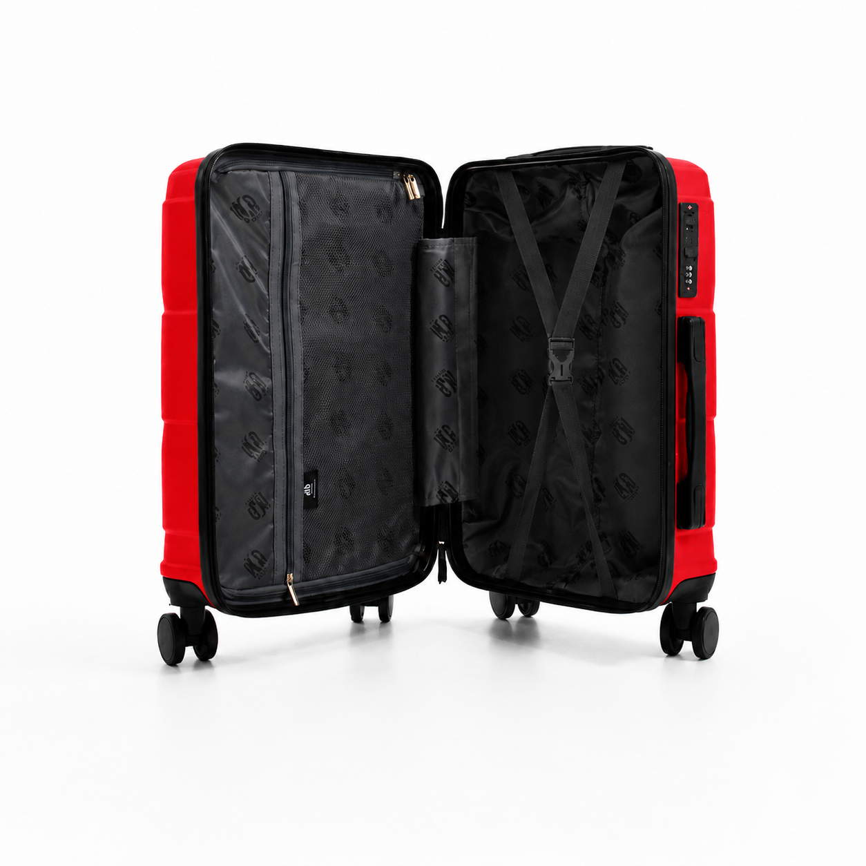 Mala De Viagem Pequena De Bordo 10 Kg ABS Equipage Vinho