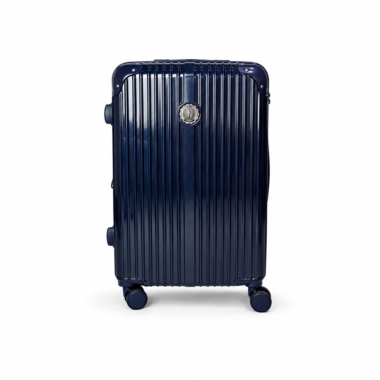 Mala De Viagem Média 23 Kg Policarbonato + Abs Com Expansor Unika Azul