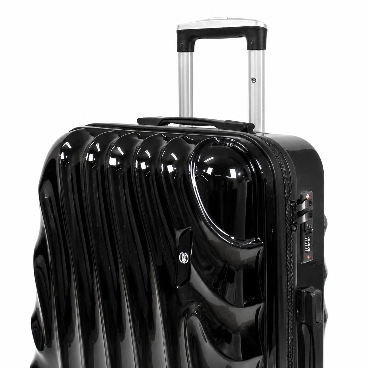 Mala De Viagem Grande 32 Kg Policarbonato +Abs Com Expansor Avalon Preta