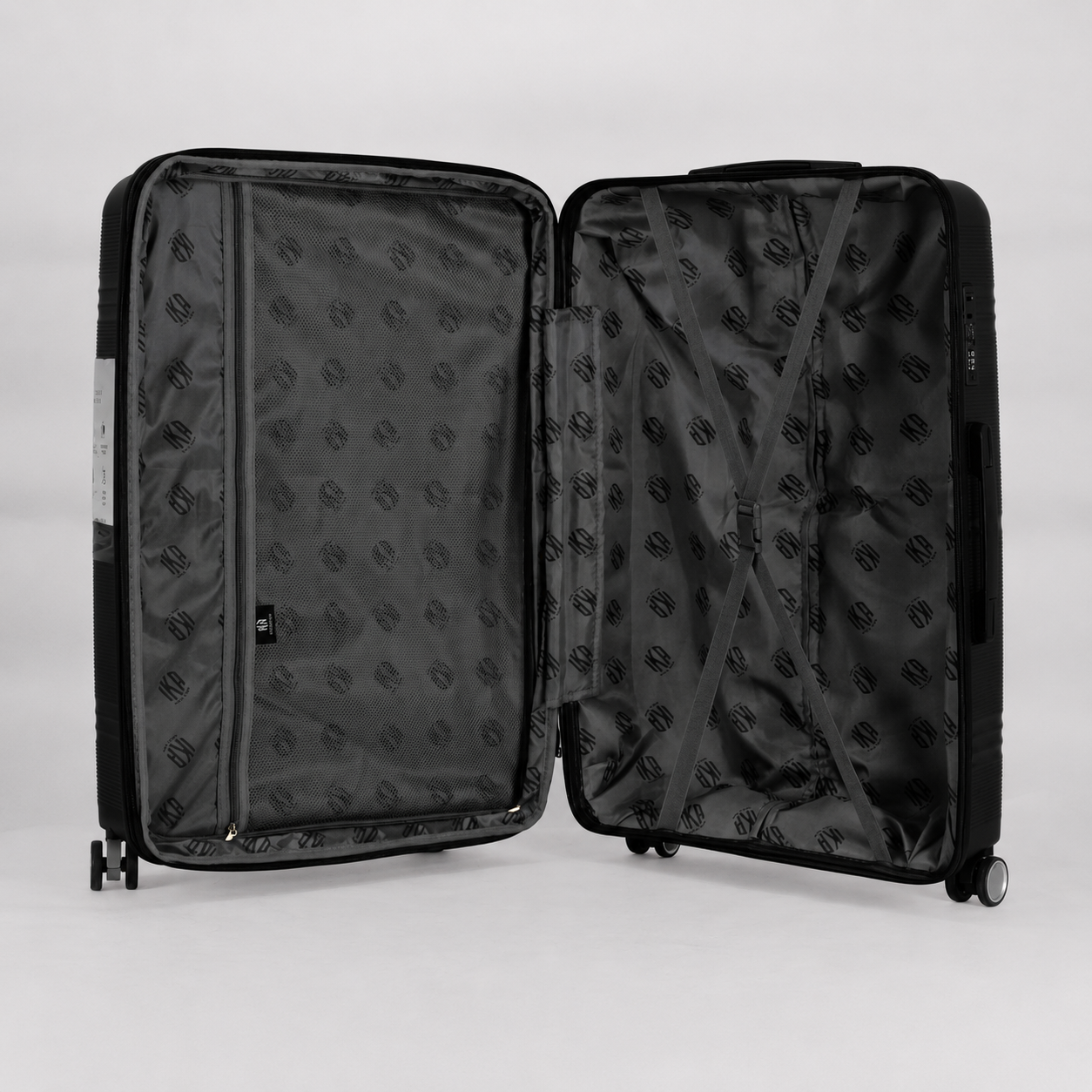 Mala De Viagem Pequena De Bordo 10 kg Polipropileno slim Preta