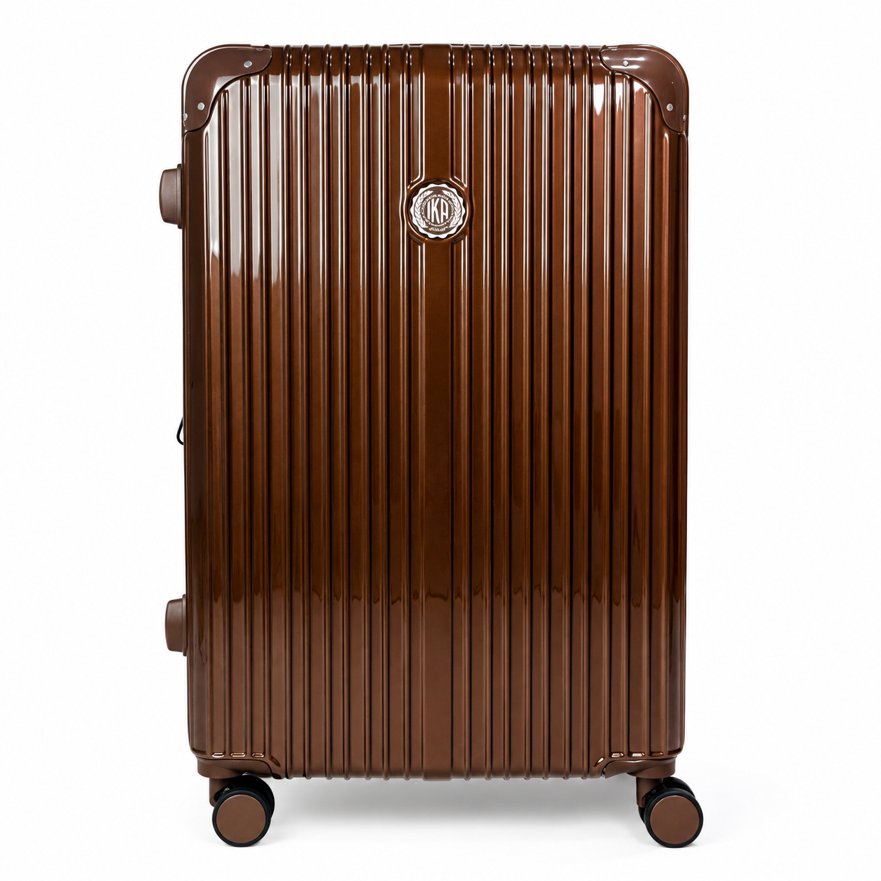 Mala De Viagem Grande 32 Kg Policarbonato +Abs Com Expansor Unika Coffee