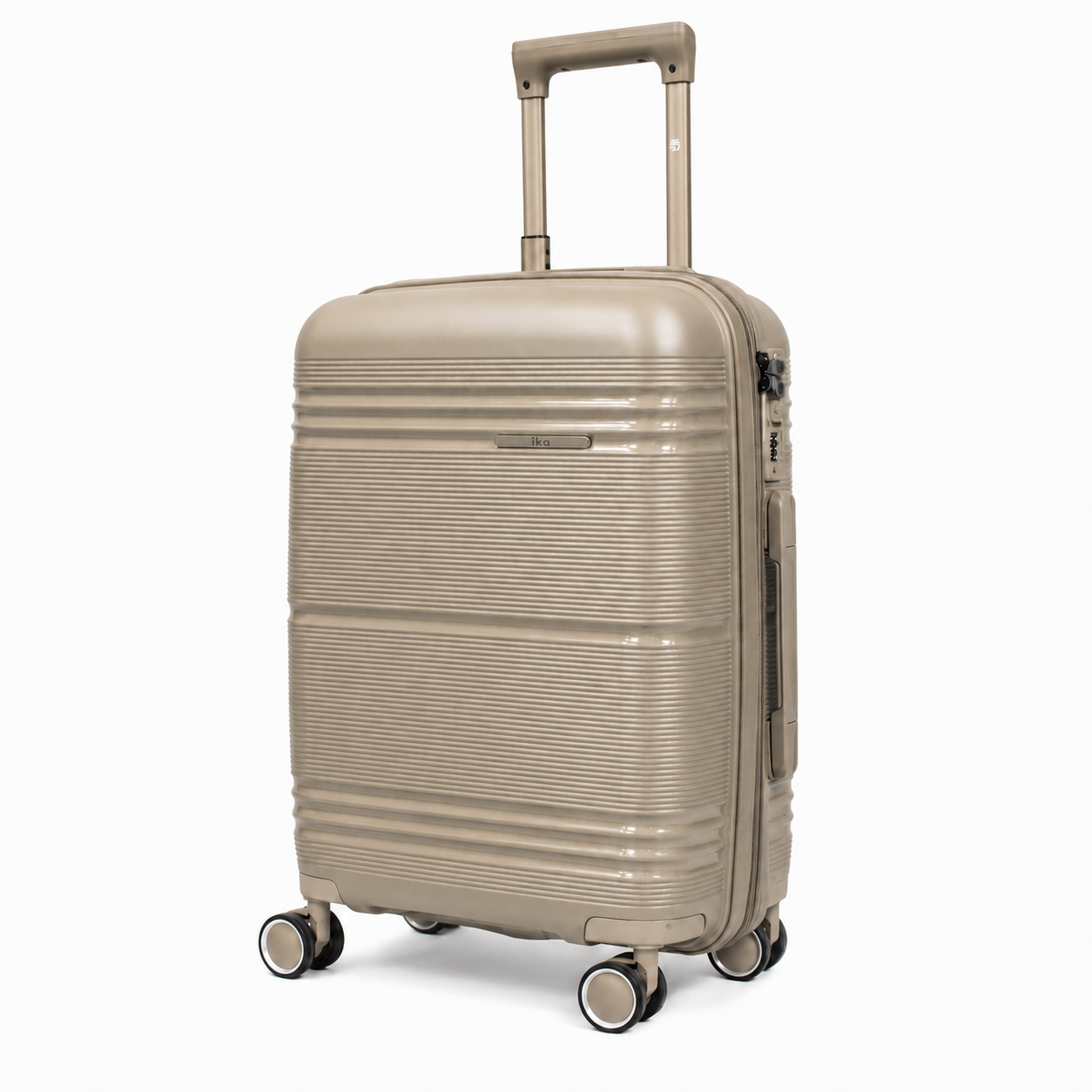 Mala De Viagem Pequena De Bordo 10 kg Polipropileno Slim Champagne