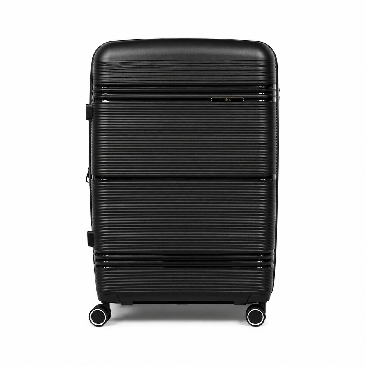 Mala De Viagem Grande 32 Kg Polipropileno Com Expansor Slim Preta