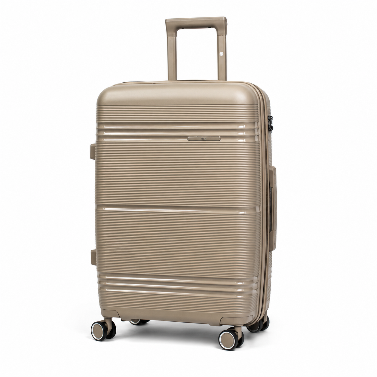 Mala De Viagem Média 23 Kg Polipropileno Com Expansor Slim Champagne