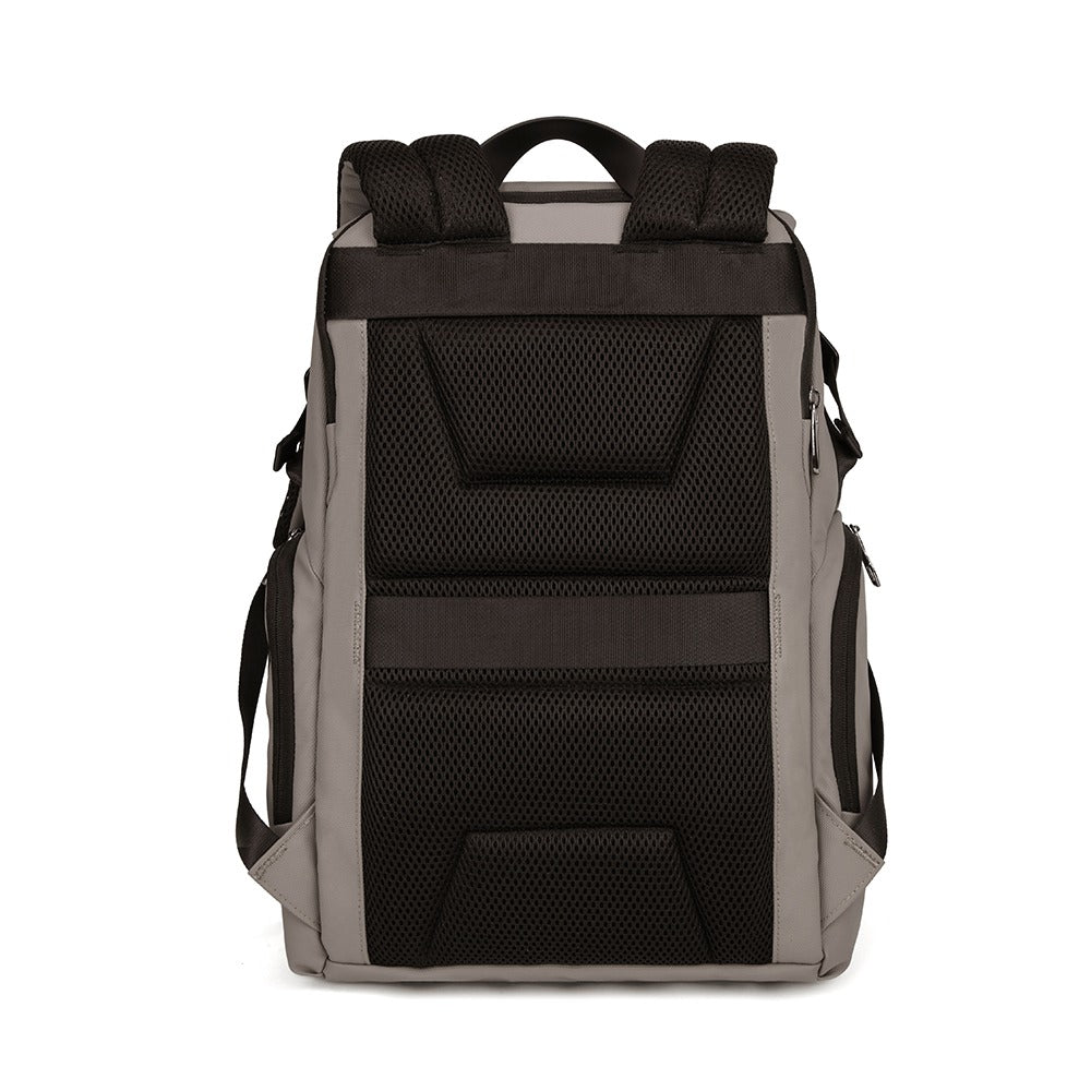 Mochila Executiva Com divisória Para Notebook Com entrada Usb Cannes Bege