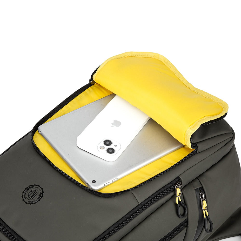 Mochila de goma verde