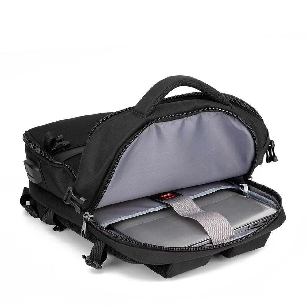 Mochila Pasta 2 em 1 Com porta Notebook Resistente 15 L Preta