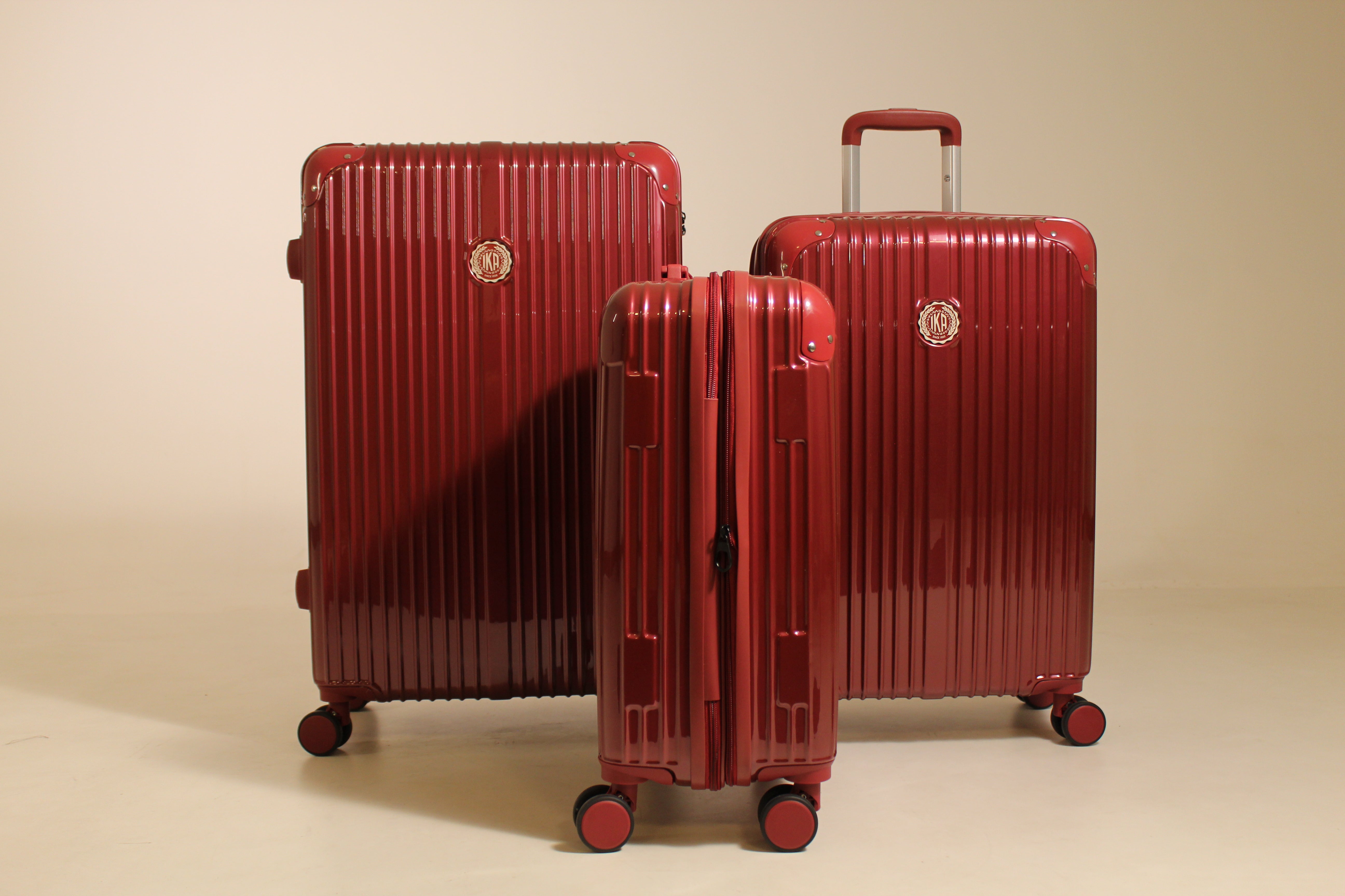 Kit Malas De Viagem Unika Vinho