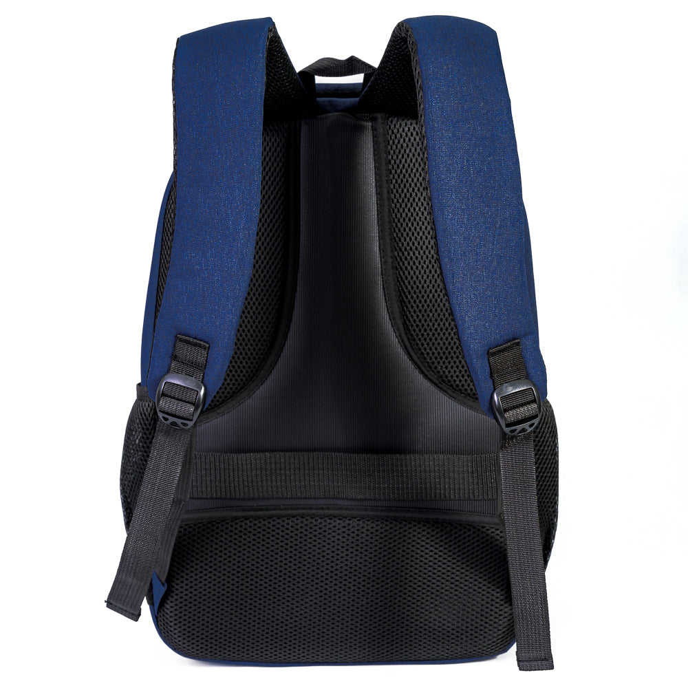 Mochila exceutiva Escolar Porta notebook 15″ Com entrada USB Atos Azul