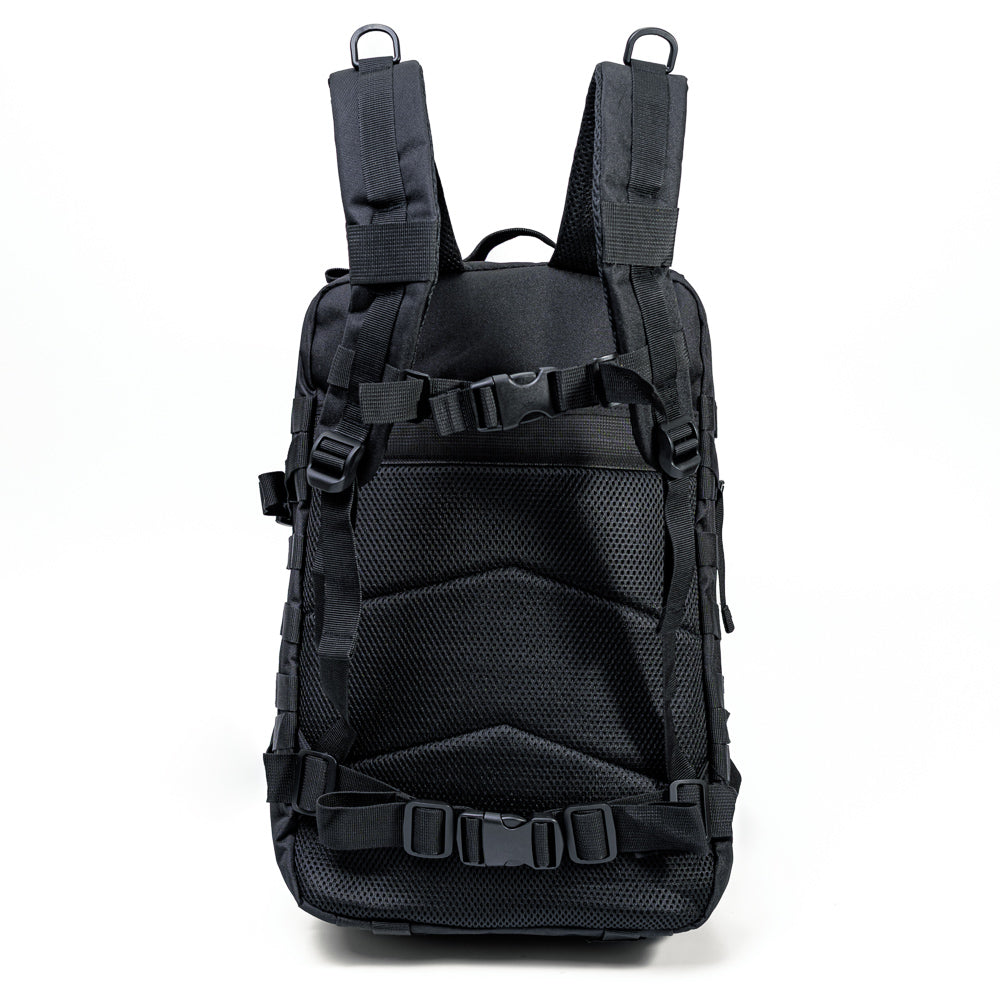 Mochila Grande Reforçada esportiva Trilha, Viagem 50L Varias divisórias Trek Preto