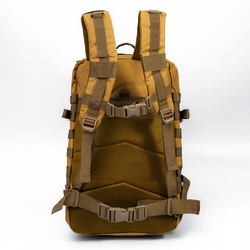 Mochila Grande Reforçada esportiva Trilha, Viagem 50L Varias divisórias Trek Khaki