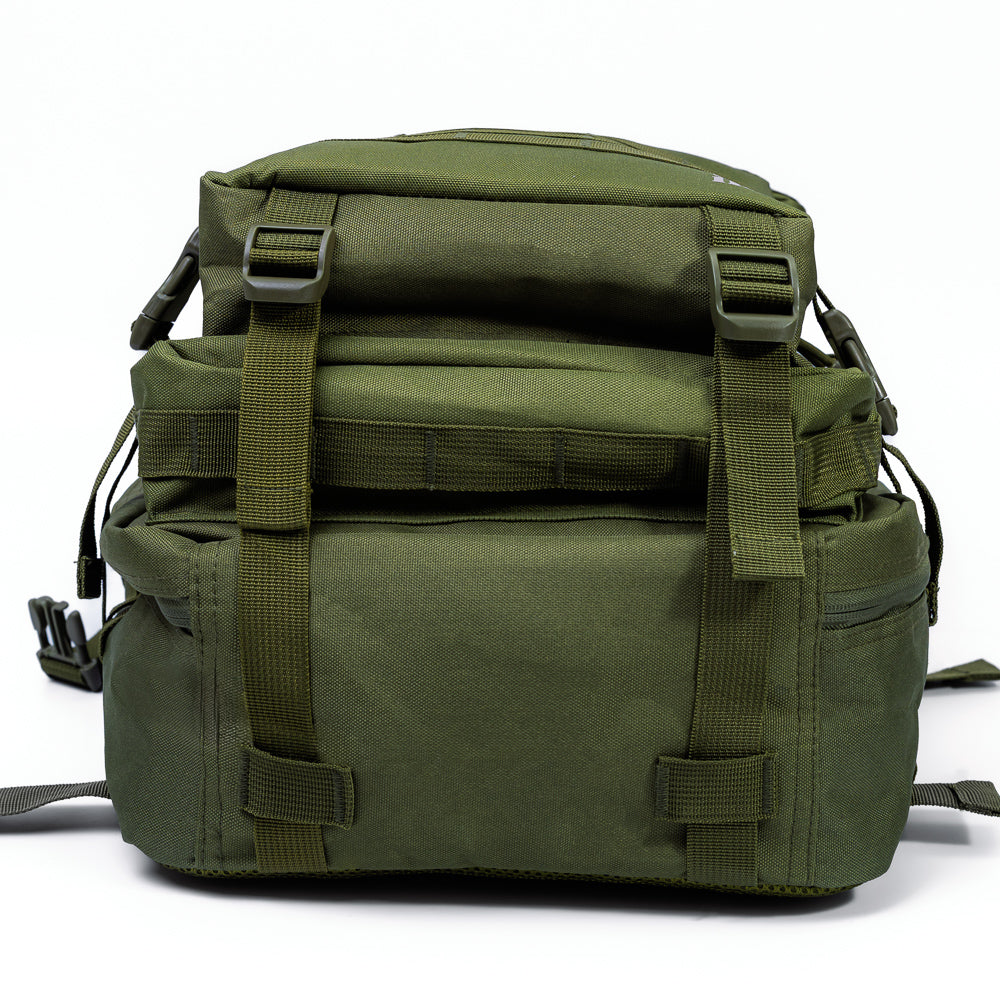 Mochila Grande Reforçada esportiva Trilha, Viagem 50L Varias divisórias Trek Verde