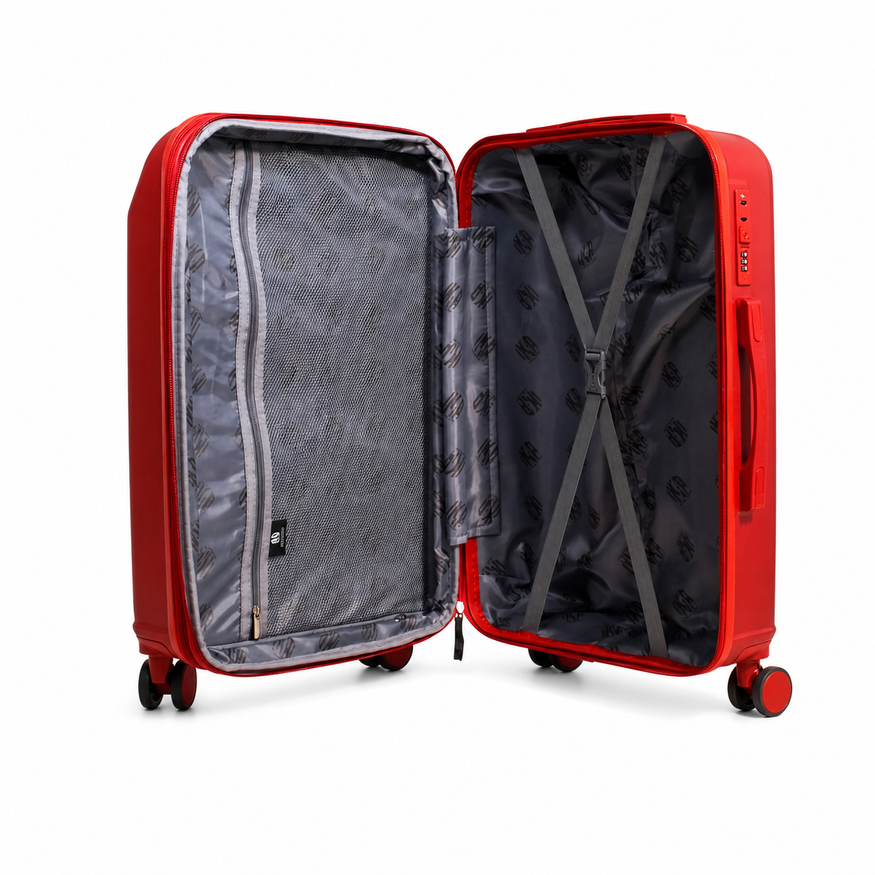 Medium Continental Suitcase Red 