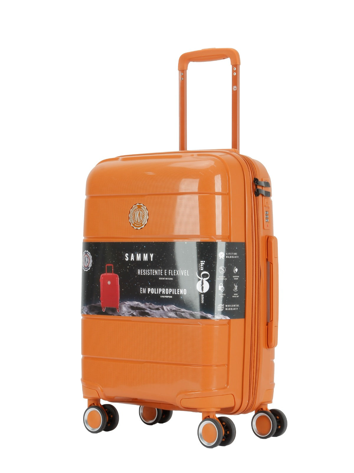 Conjunto De Malas De Viagem P, M e G Sammy Laranja