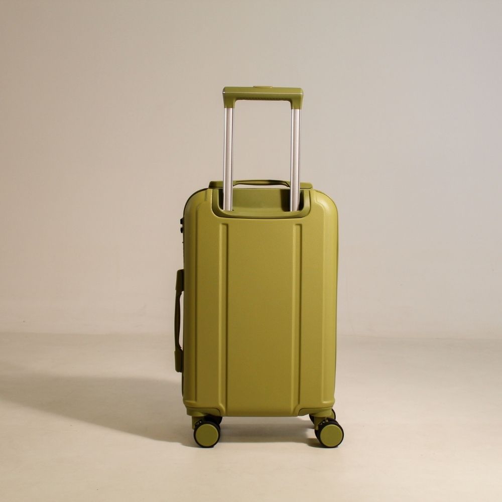 Mala De Viagem Pequena De Bordo 10 Kg ABS Continental Verde