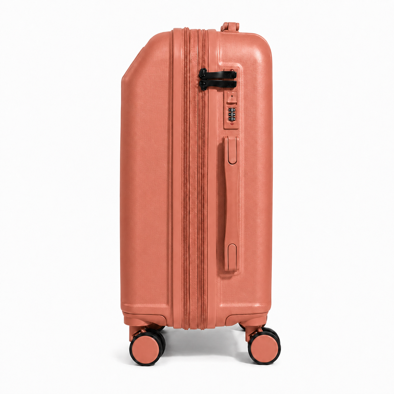 Mala De Viagem Pequena De Bordo 10 Kg ABS Continental Rose