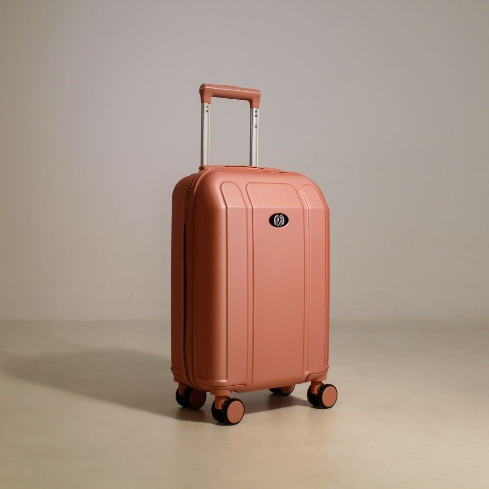 Mala De Viagem Pequena De Bordo 10 Kg ABS Continental Rose
