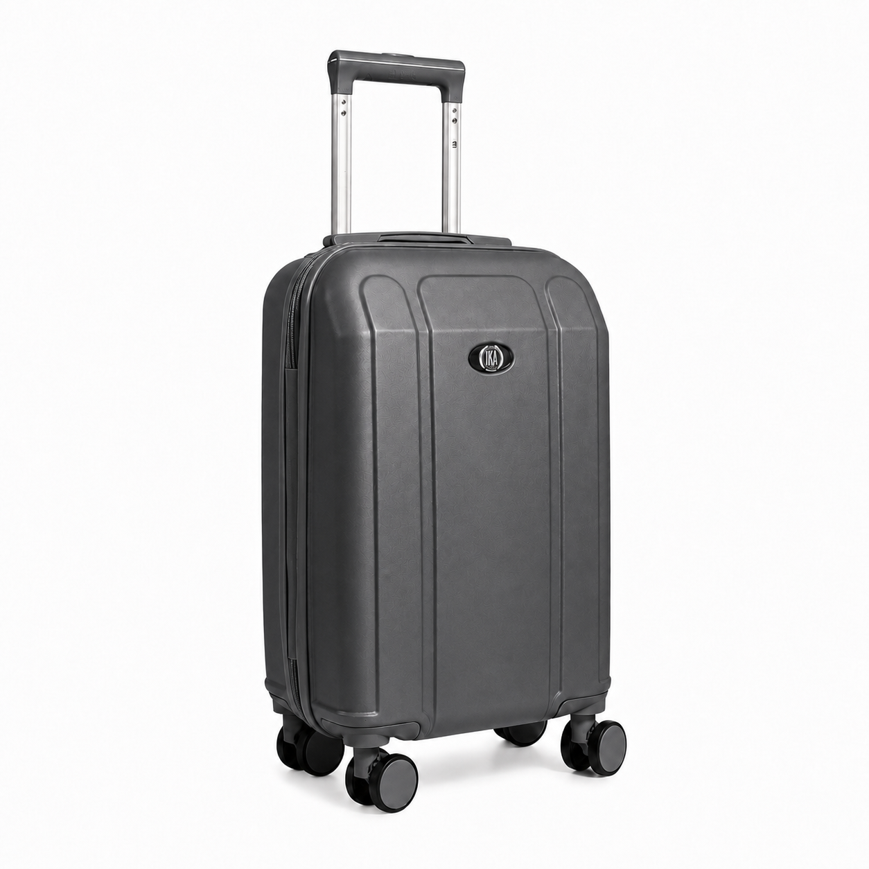 Mala De Viagem Pequena De Bordo 10 Kg ABS Continental Cinza